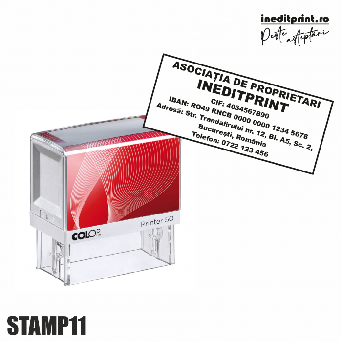Stampila Printer STAMP11 - Asociatii de Proprietari [1]