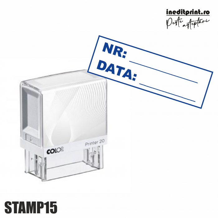 Stampila Printer STAMP15 - Numar si Data [2]