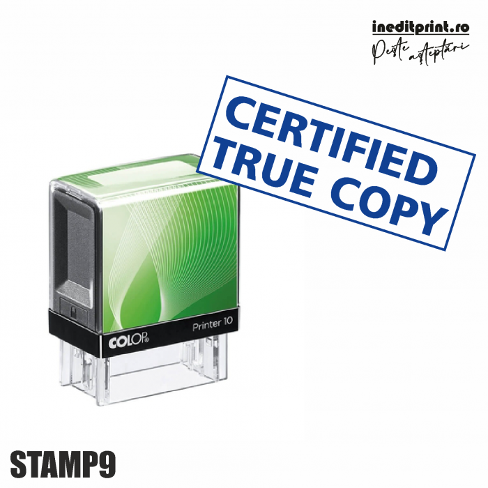 Stampila Printer STAMP9 - Certified True Copy [2]