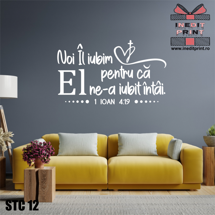 Sticker 1 Ioan 4:19 STC12 [2]