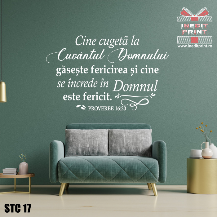 Sticker Proverbe 16:20 STC17 [2]