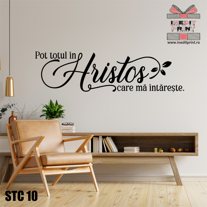 Sticker Pot totul in Hristos STC10 [2]