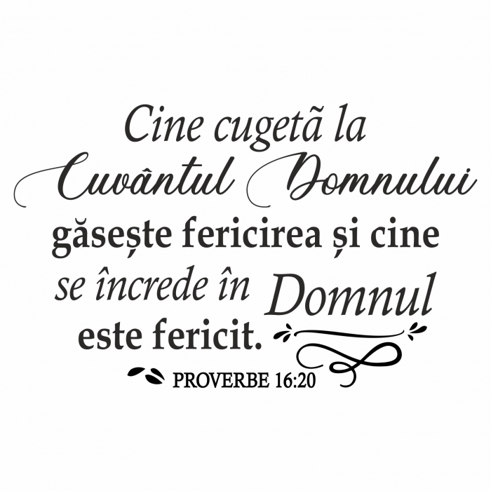 Sticker Proverbe 16:20 STC17 [3]