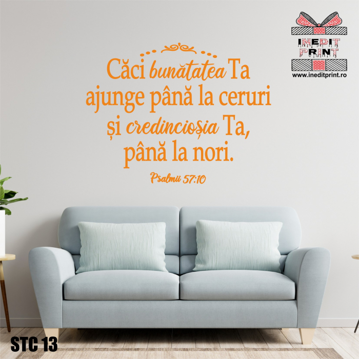 Sticker Psalmii 57:10 STC13 [2]