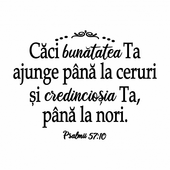 Sticker Psalmii 57:10 STC13 [3]