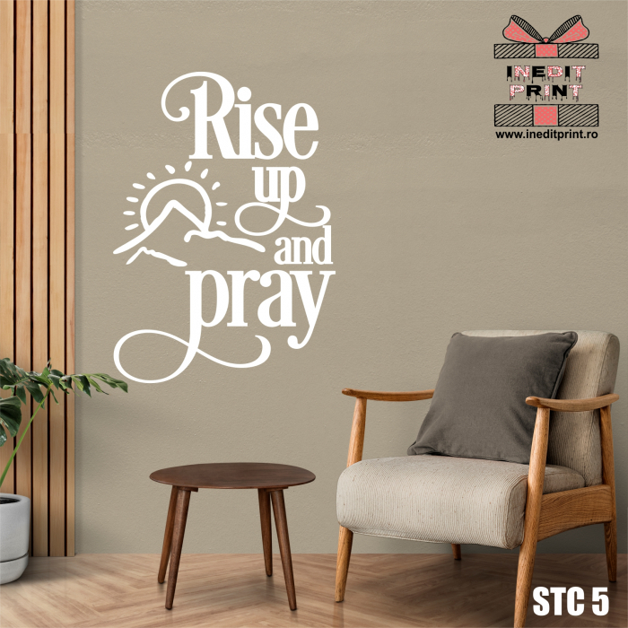 Sticker Rise up and pray STC5 [2]