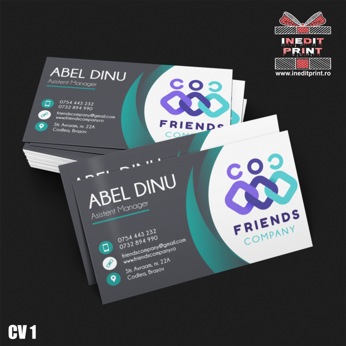 Cărți de vizită personalizate CV1 [2]
