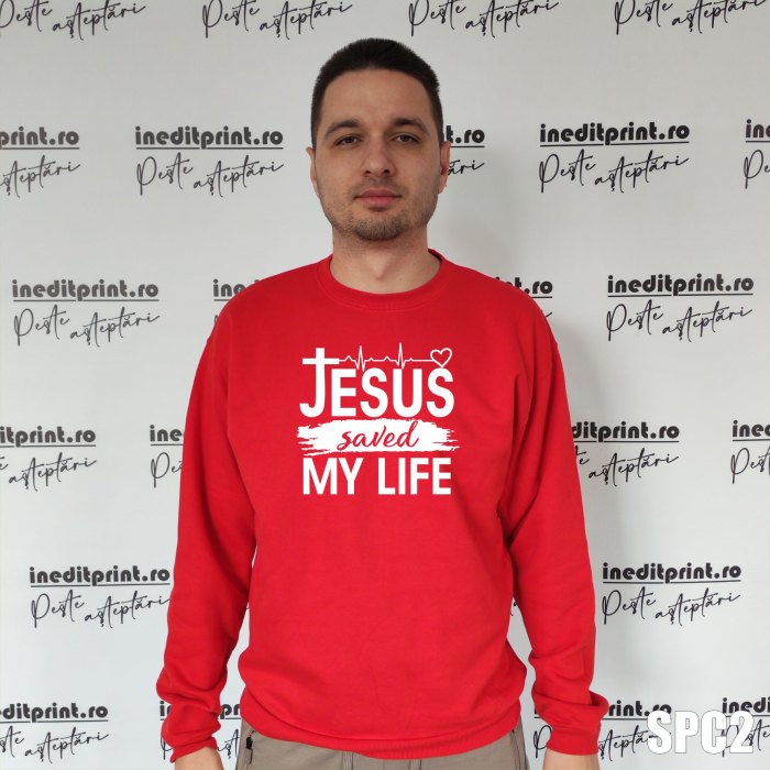 Sweatshirt Jesus saved my life SCP2 [1]