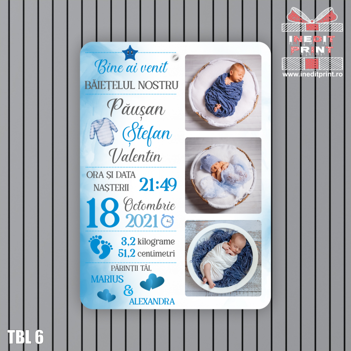 Tablou personalizat ”Bine ai venit” TBL6 [2]