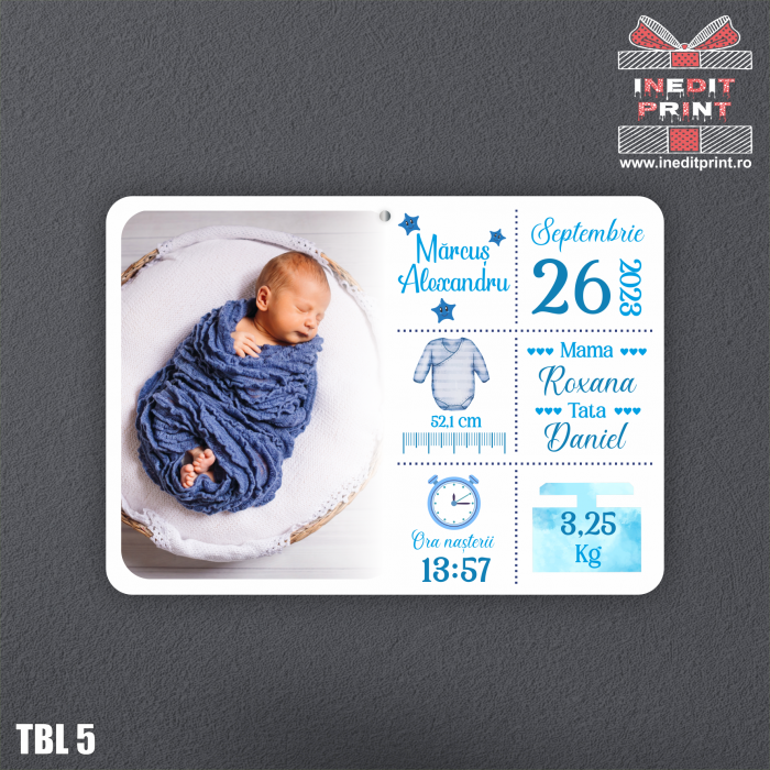 Tablou personalizat ”New Born” TBL5 [2]