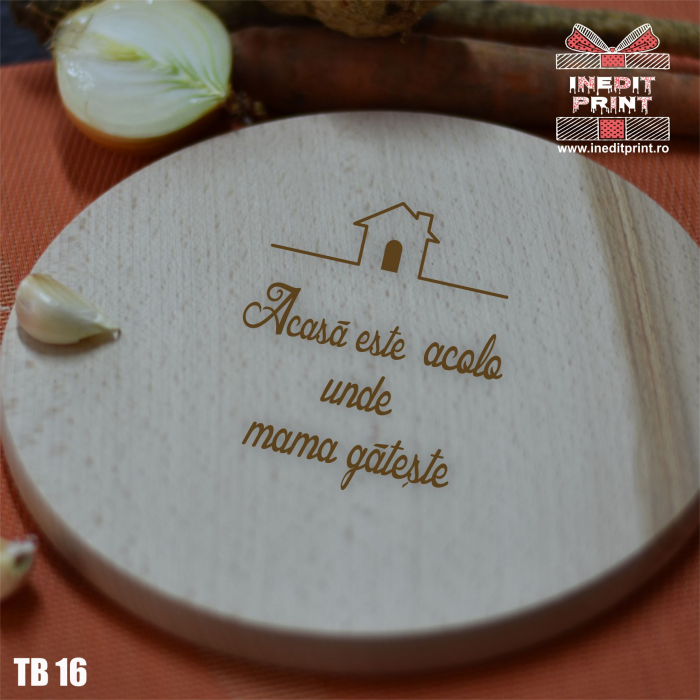 Tocător personalizat cu mâner Acasă TB16 [3]
