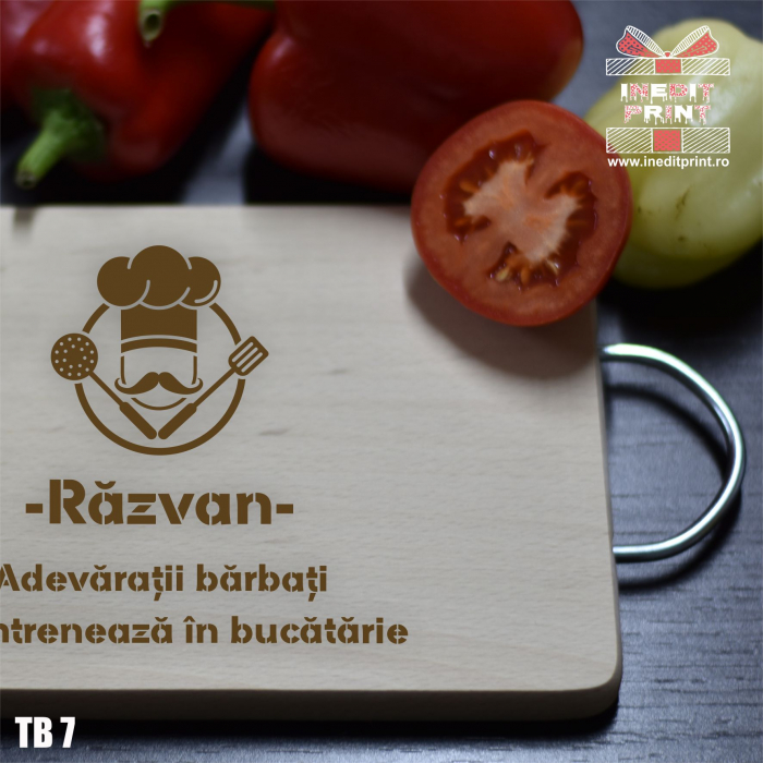 Tocător personalizat cu mâner Adevaratii barbati TB7 [2]
