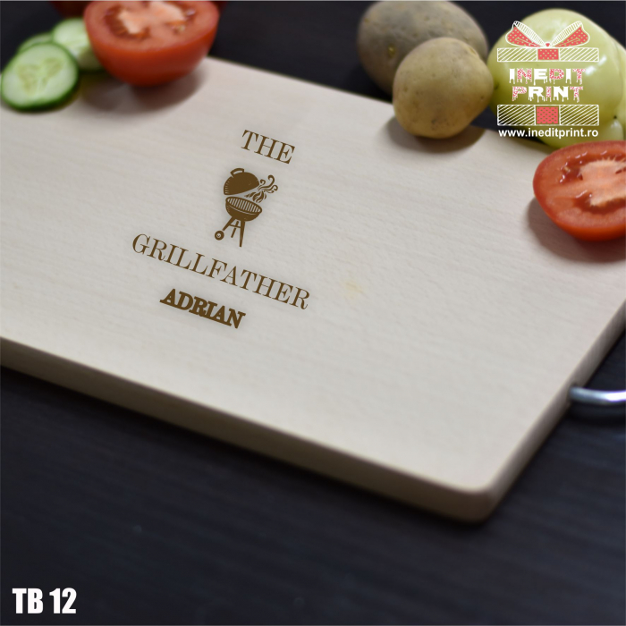 Tocător personalizat cu mâner Grillfather TB12 [2]