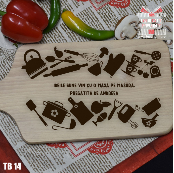 Tocător personalizat Ideile bune vin TB14 [2]