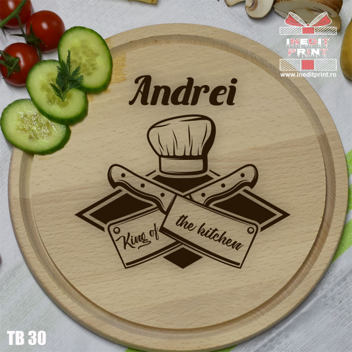 Tocător personalizat King of the kitchen TB30 [3]