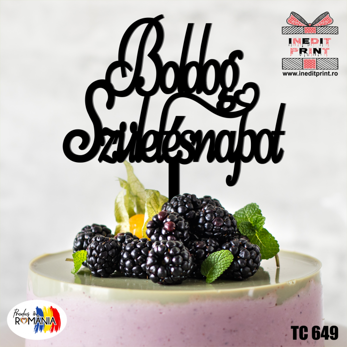 Topper Tort Boldog Szuletesnapot TC649 [5]