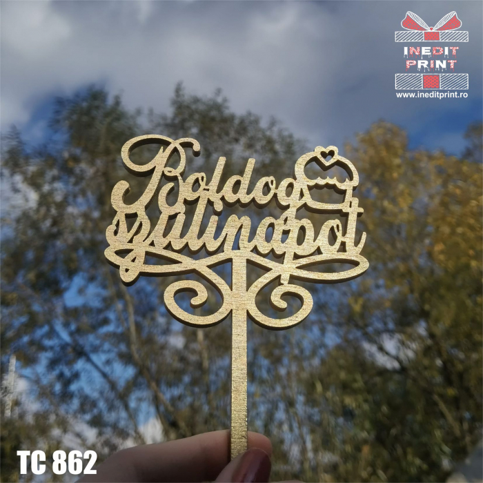 Topper Tort Boldog Szulinapot TC862 [3]