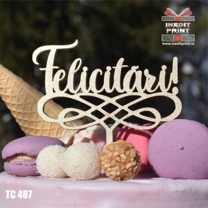 Topper tort Felicitari TC487 [2]