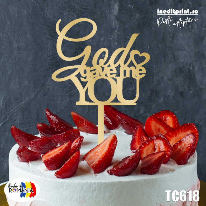 Topper tort God gave me you TC618 [3]