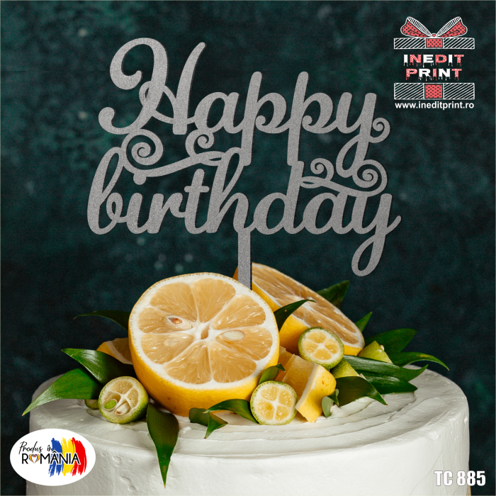 Topper Tort Happy Birthday TC885 [5]