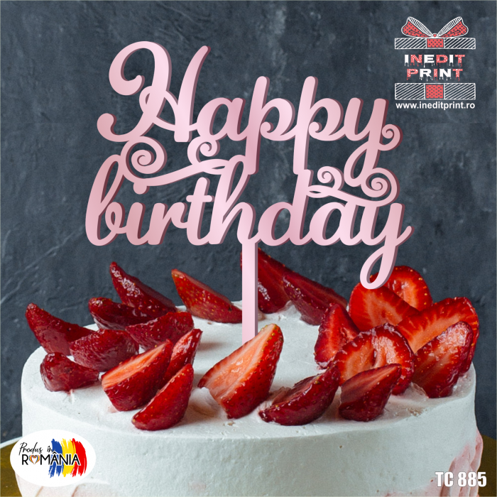 Topper Tort Happy Birthday TC885 [7]
