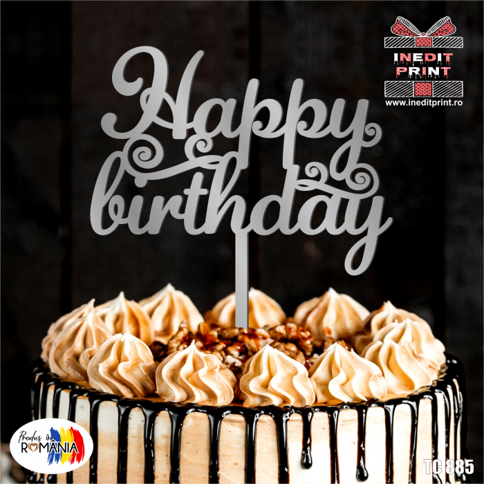 Topper Tort Happy Birthday TC885 [9]