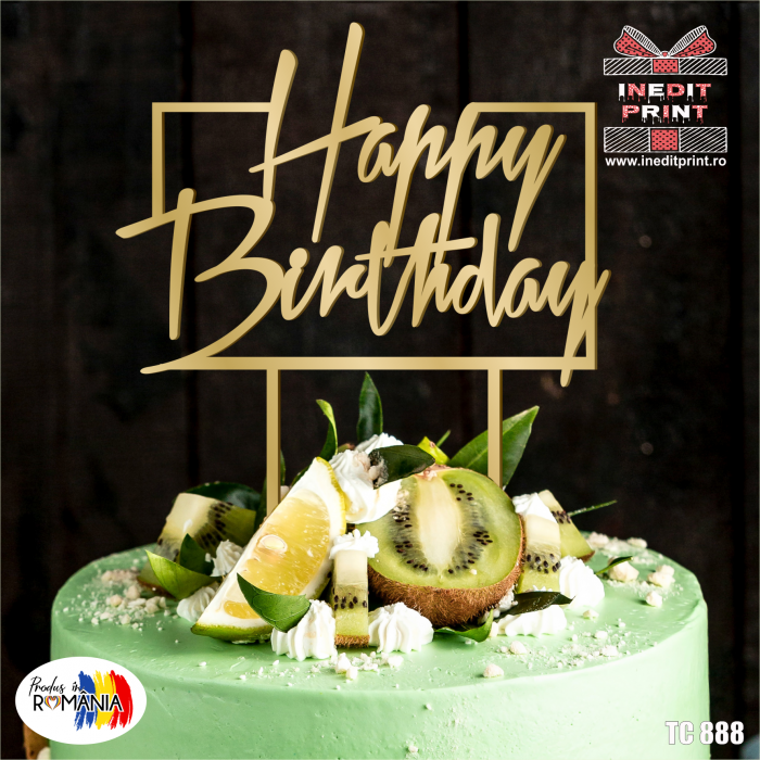 Topper Tort Happy Birthday TC888 [7]
