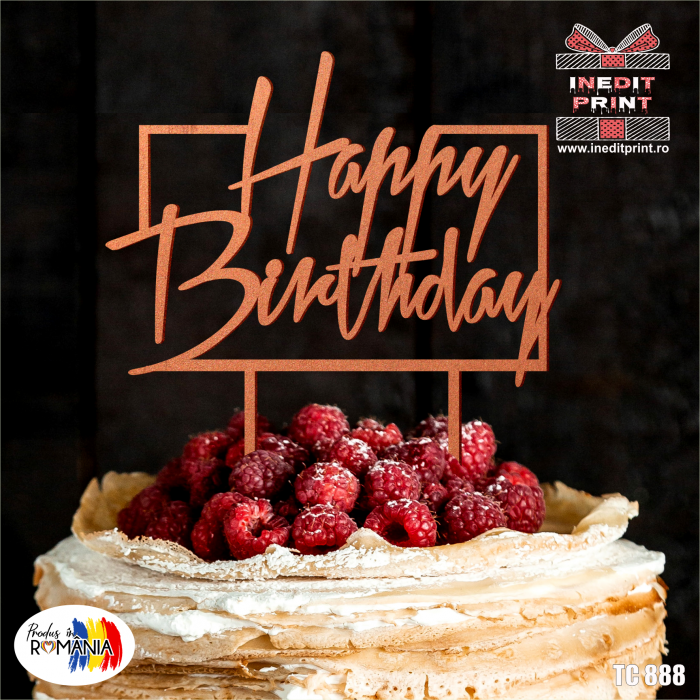 Topper Tort Happy Birthday TC888 [6]