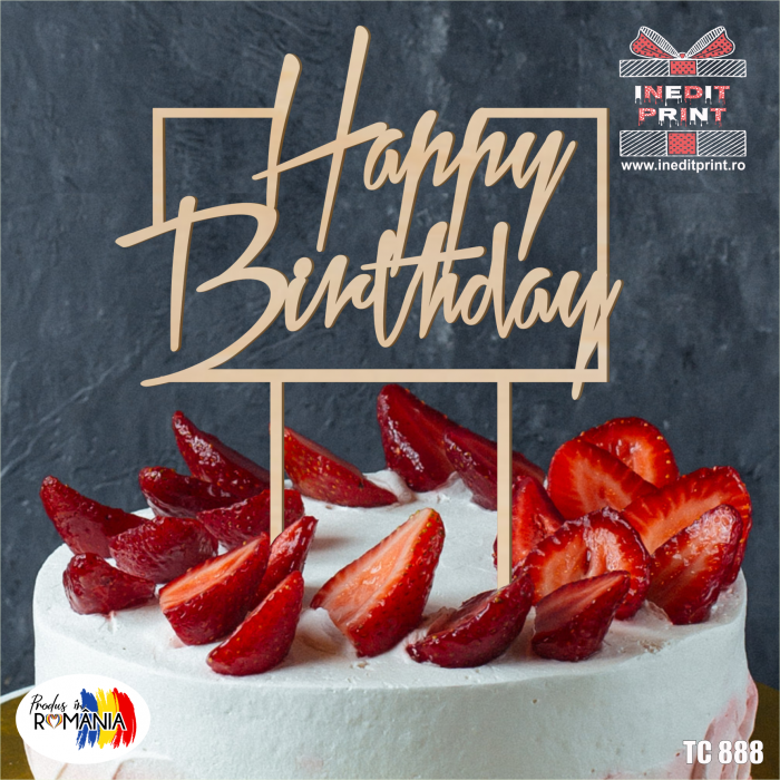 Topper Tort Happy Birthday TC888 [3]