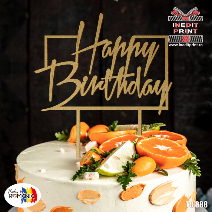 Topper Tort Happy Birthday TC888 [4]