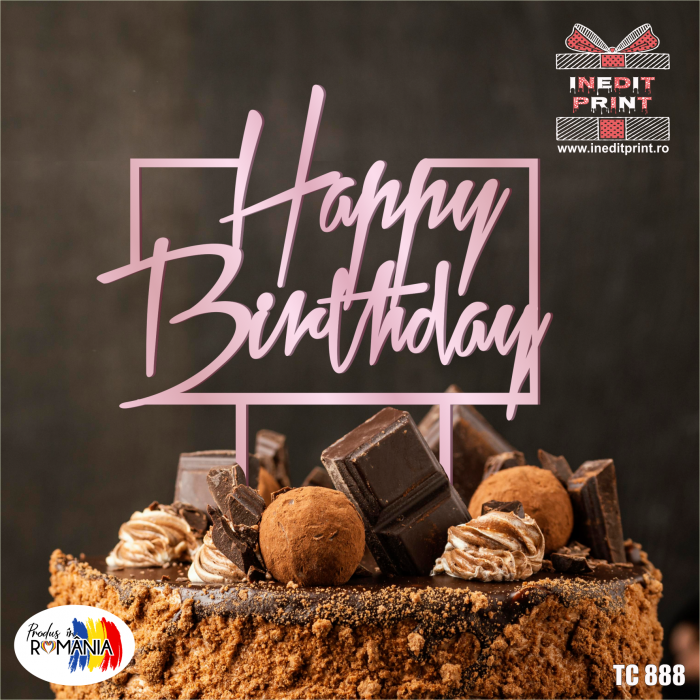 Topper Tort Happy Birthday TC888 [9]