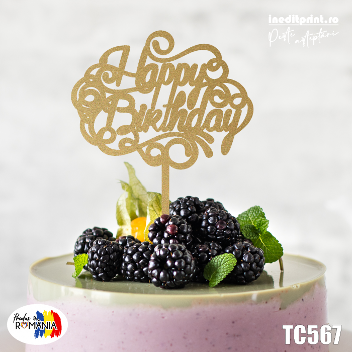 Topper tort Happy Birthday TC567 [2]
