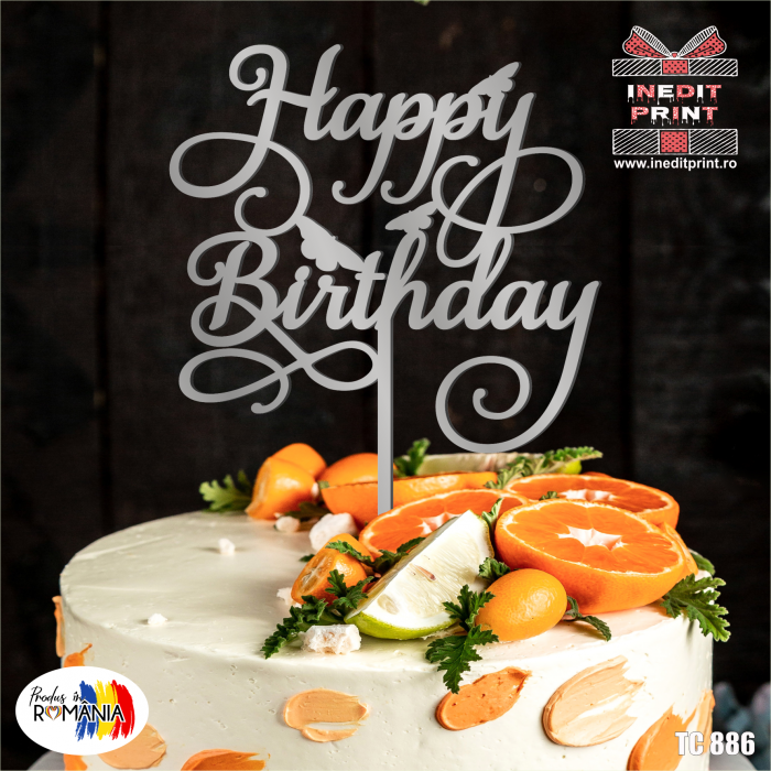Topper tort Happy Birthday TC886 [3]