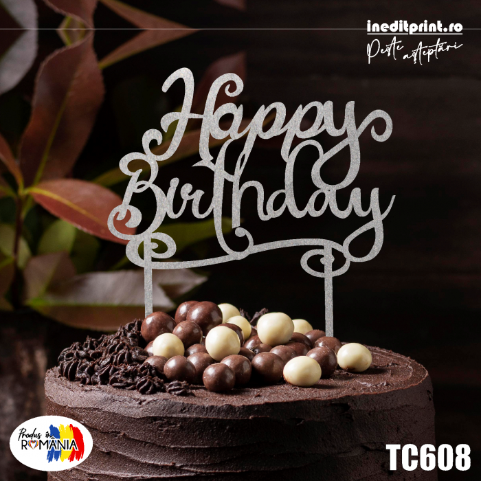 Topper tort Happy Birthday TC608 [2]