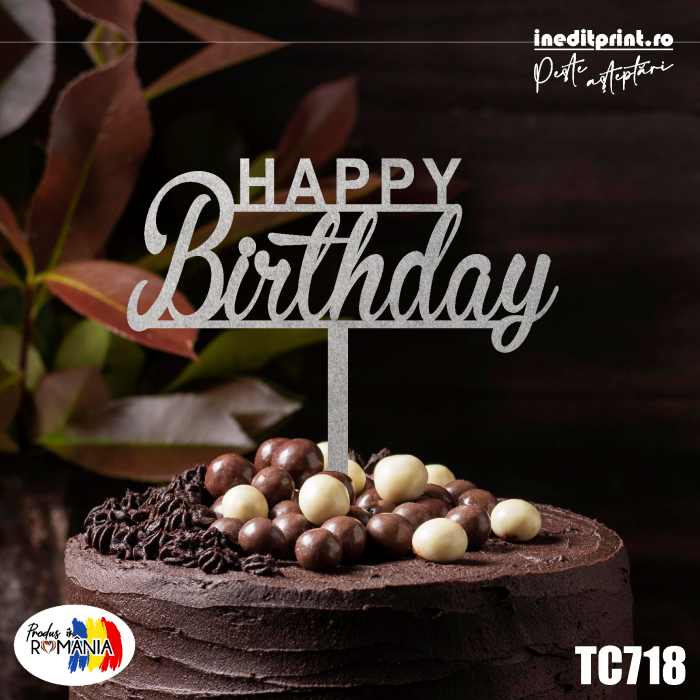 Topper tort Happy Birthday TC718 [3]