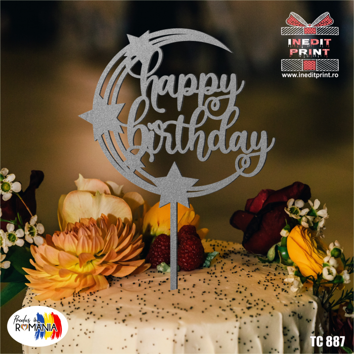 Topper tort Happy Birthday TC887 [8]