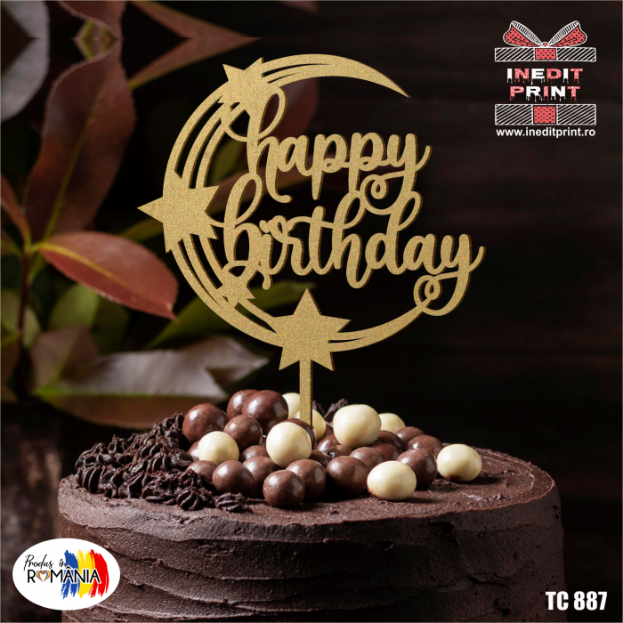 Topper tort Happy Birthday TC887 [7]
