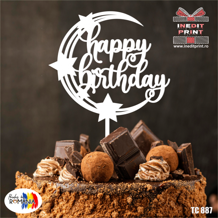 Topper tort Happy Birthday TC887 [6]