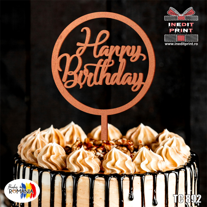 Topper tort Happy Birthday TC892 [2]