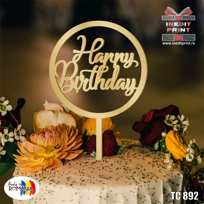 Topper tort Happy Birthday TC892 [7]