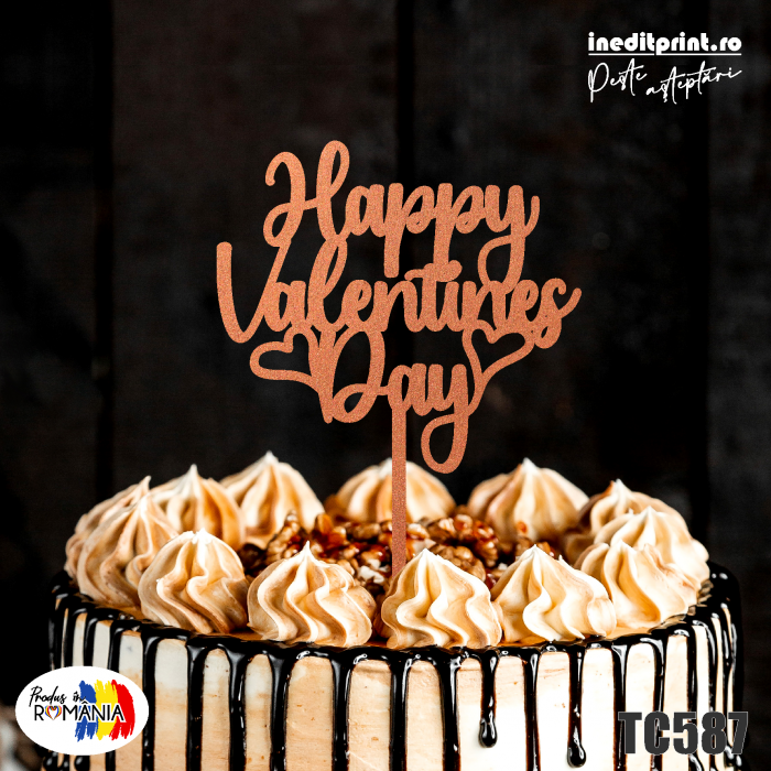 Topper tort Happy Valentines day TC587 [1]