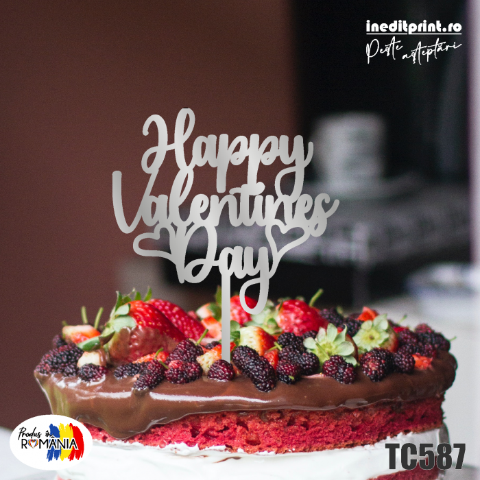 Topper tort Happy Valentines day TC587 [4]