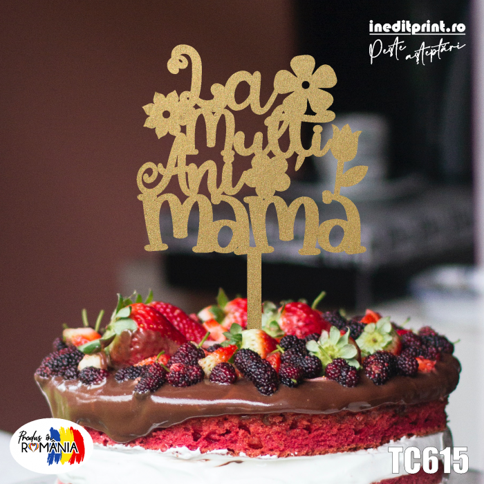 Topper Tort La mulți ani mama TC615 [2]