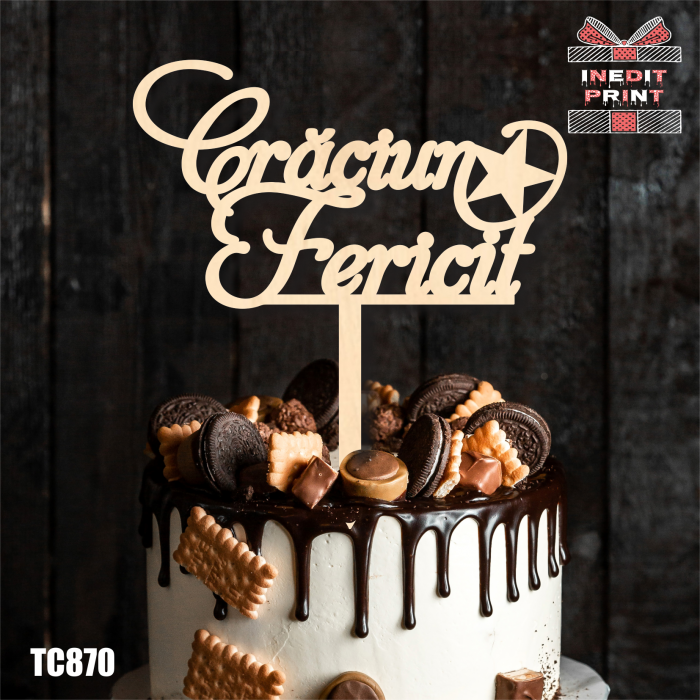 Topper Tort Craciun Fericit TC870 [2]