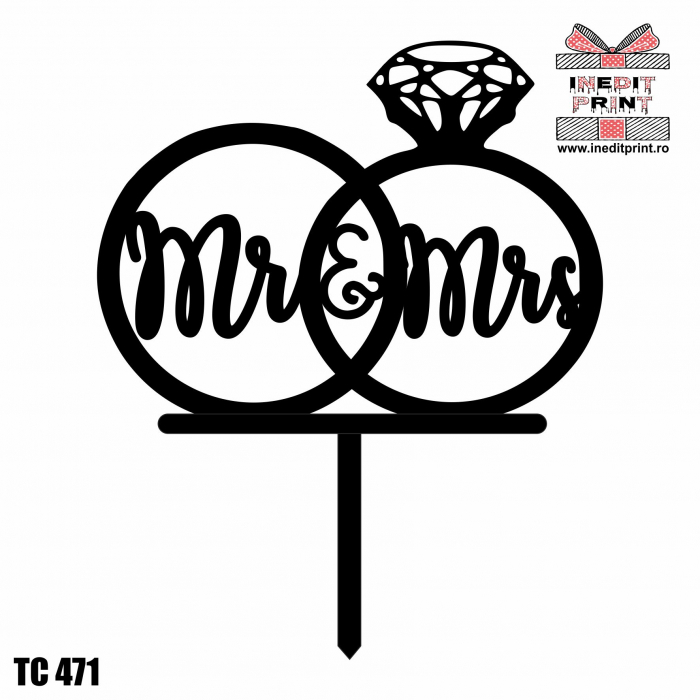 Topper tort Mr & Mrs TC471 [4]