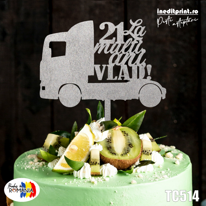 Topper Tort Personalizat Camion TC514 [2]