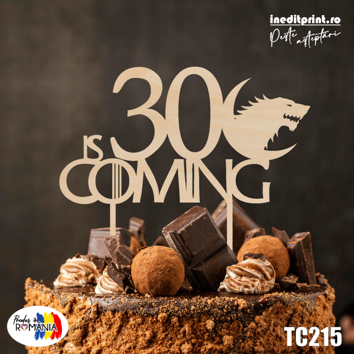 Topper Tort Personalizat Cifră TC215 [2]