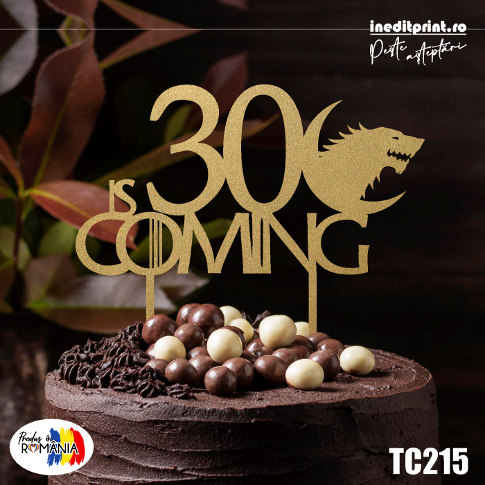 Topper Tort Personalizat Cifră TC215 [1]