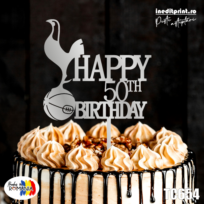 Topper Tort Personalizat Happy Birthday TC654 [3]