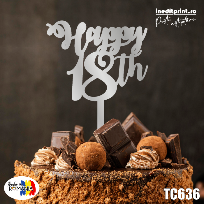Topper Tort Personalizat Happy  TC636 [3]